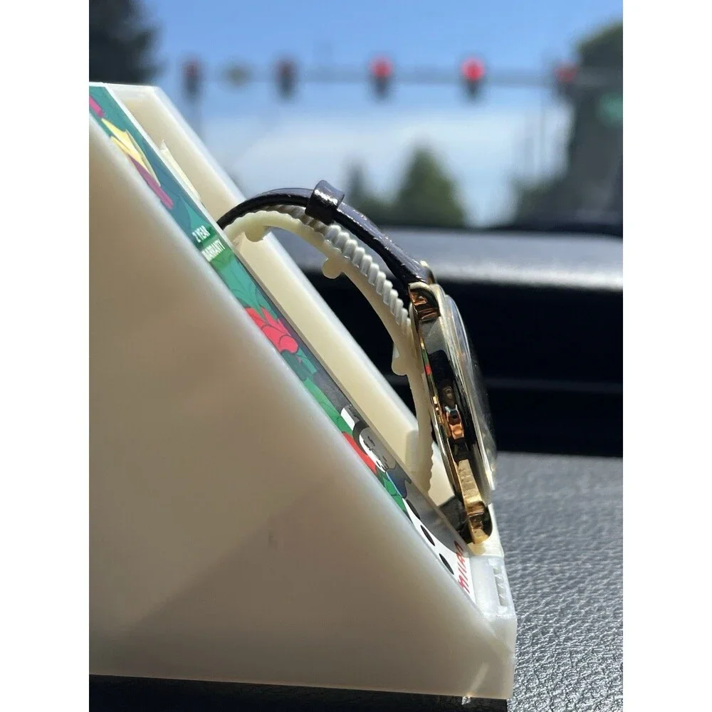 Vintage MILAN Christmas Watch w/ Original Display Stand